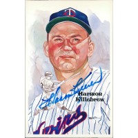 Harmon Killebrew Twins Signed Perez Steele HOF Postcard JSA Authenticated