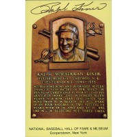 Ralph Kiner Signed Hall of Fame Cooperstown Plaque Postcard JSA Authenticated Ralph Kiner Signed Hall of Fame Cooperstown Plaque Postcard JSA Authenticated