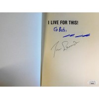 Tommy Lasorda Dodgers Signed I Live For This Hardcover Book JSA Authenticated