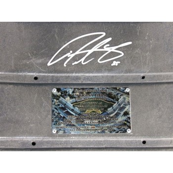 Derrek Lee Chicago Cubs Signed Wrigley Field Box Seat Back JSA Authenticated