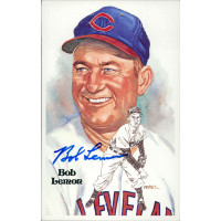 Bob Lemon Cleveland Indians Signed Perez Steele HOF Postcard JSA Authenticated Bob Lemon Cleveland Indians Signed Perez Steele HOF Postcard JSA Authenticated