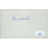 Ken McBride Los Angeles Angels Signed 3x5 Index Card JSA Authenticated Ken McBride Los Angeles Angels Signed 3x5 Index Card JSA Authenticated