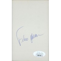 Felix Millan Atlanta Braves Signed 3x5 Index Card JSA Authenticated Felix Millan Atlanta Braves Signed 3x5 Index Card JSA Authenticated