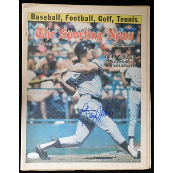 Graig Nettles New York Yankees Signed The Sporting News Paper JSA Authenticated