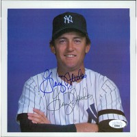 Greg Nettles New York Yankees Signed 8x8 Photo Page JSA Authenticated