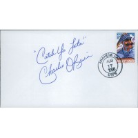 Charlie O'Brien Milwaukee Brewers Signed First Day Issue Cachet JSA Authentic