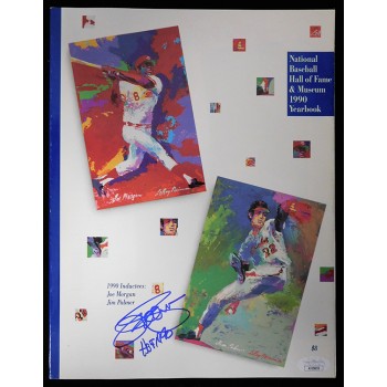 Jim Palmer Orioles Signed 1990 HOF and Museum Yearbook JSA Authenticated