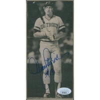 Lance Parrish Detroit Tigers Signed 3.25x7 Cut Page Photo JSA Authenticated Lance Parrish Detroit Tigers Signed 3.25x7 Cut Page Photo JSA Authenticated