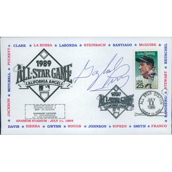 Gaylord Perry Signed 1989 All Star Game Cachet JSA Authenticated