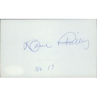 Dave Philley Chicago White Sox Signed 3x5 Index Card JSA Authenticated
