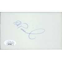 Rob Picciolo Oakland Athletics Signed 3x5 Index Card JSA Authenticated