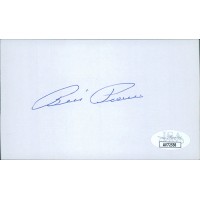 Bill Pierce Chicago White Sox Signed 3x5 Index Card JSA Authenticated