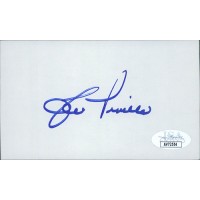 Lou Piniella New York Yankees Signed 3x5 Index Card JSA Authenticated