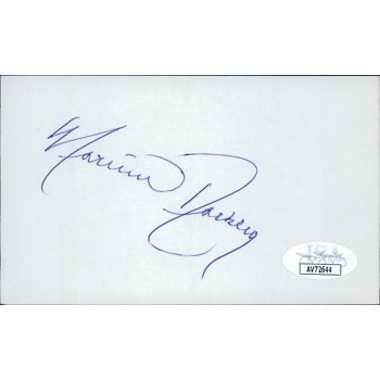 Marvin Rackley Brooklyn Dodgers Signed 3x5 Index Card JSA Authenticated