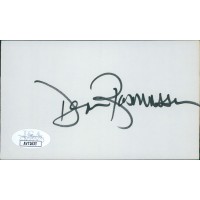 Dennis Rasmussen New York Yankees Signed 3x5 Index Card JSA Authenticated