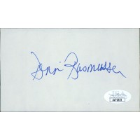 Dennis Rasmussen New York Yankees Signed 3x5 Index Card JSA Authenticated