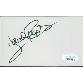 Harold Reynolds Seattle Mariners Signed 3x5 Index Card JSA Authenticated