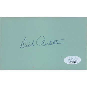 Dick Ricketts St. Louis Cardinals Signed 3x5 Index Card JSA Authenticated Dick Ricketts St. Louis Cardinals Signed 3x5 Index Card JSA Authenticated
