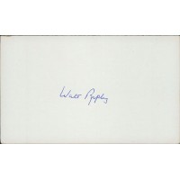 Walt Ripley Boston Red Sox Signed 3x5 Index Card PSA Authenticated