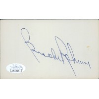 Brooks Robinson Baltimore Orioles Signed 3x5 Index Card JSA Authenticated