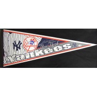 Austin Romine New York Yankees Signed Full Size Pennant JSA Authenticated