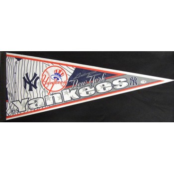 Austin Romine New York Yankees Signed Full Size Pennant JSA Authenticated