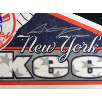 Austin Romine New York Yankees Signed Full Size Pennant JSA Authenticated