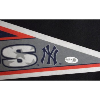 Austin Romine New York Yankees Signed Full Size Pennant JSA Authenticated