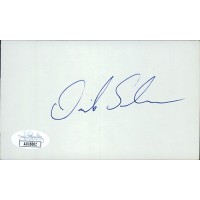 Dick Selma New York Mets Signed 3x5 Index Card JSA Authenticated