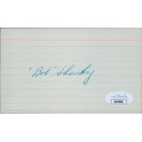 Bob Shawkey New York Yankees Signed 3x5 Index Card JSA Authenticated Bob Shawkey New York Yankees Signed 3x5 Index Card JSA Authenticated