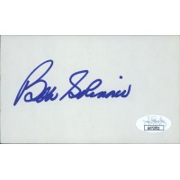 Bob Skinner Pittsburgh Pirates Signed 3x5 Index Card JSA Authenticated