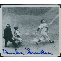 Duke Snider Brooklyn Dodgers Signed 3.5x4 Cut Magazine Page JSA Authenticated