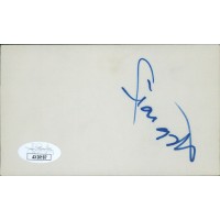 Willie Stargell Pittsburgh Pirates Signed 3x5 Index Card JSA Authenticated