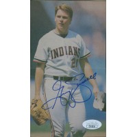Greg Swindell Cleveland Indians Signed 4x7 Cut Page Photo JSA Authenticated Greg Swindell Cleveland Indians Signed 4x7 Cut Page Photo JSA Authenticated