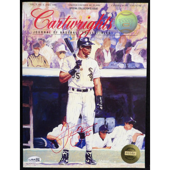Frank Thomas Signed Cartwrights 1992 Collector's Edition Magazine JSA Authentic