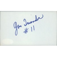 Gus Triandos Baltimore Orioles Signed 3x5 Index Card JSA Authenticated