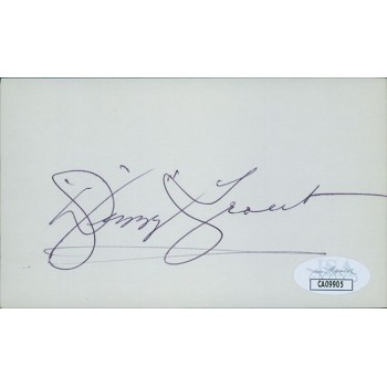 Dizzy Trout Detroit Tigers Signed 3x5 Index Card JSA Authenticated