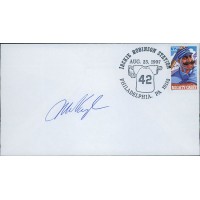 Mo Vaughn Boston Red Sox Signed First Day Issue Cachet JSA Authenticated