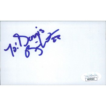 Rickie Weeks Milwaukee Brewers Signed 3x5 Index Card JSA Authenticated