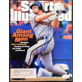 Matt Williams San Francisco Giants Signed Sports Illustrated JSA Authenticated