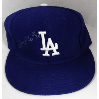 Maury Wills Los Angeles Dodgers Signed Fitted Hat JSA Authenticated
