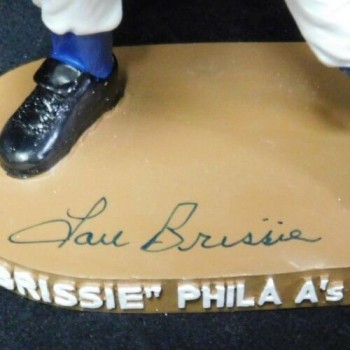 Lou Brissie Philadelphia Athletics Signed Hartland Porcelain Figurine JSA Authenticated