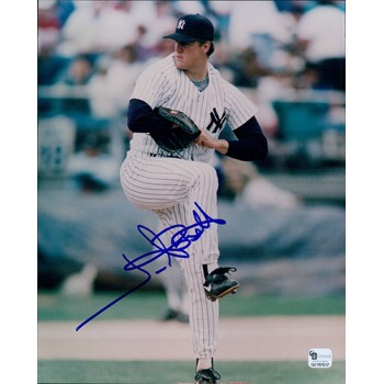 Jim Abbott Signed New York Yankees 8x10 Photo Global Authenticated
