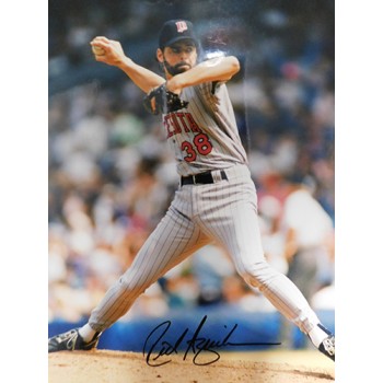 Rick Aguilera Minnesota Twins Signed 11x14 Glossy Photo JSA Authenticated