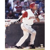 Garret Anderson Los Angeles Angels Signed 16x20 Glossy Photo JSA Auth Scratched