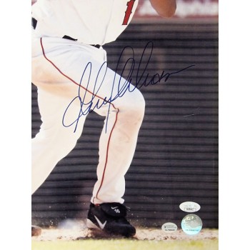 Garret Anderson Los Angeles Angels Signed 16x20 Glossy Photo JSA Auth Scratched