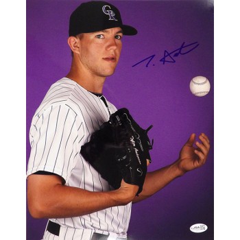 Tyler Anderson Colorado Rockies Signed 11x14 Glossy Photo JSA Authenticated