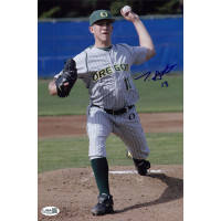 Tyler Anderson Oregon Ducks Signed 8x12 Glossy Photo JSA Authenticated