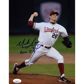 Mark Appel Stanford Cardinal Signed 8x10 Glossy Photo JSA Authenticated Mark Appel Stanford Cardinal Signed 8x10 Glossy Photo JSA Authenticated