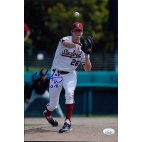 Mark Appel Stanford Cardinal Signed 8x12 Glossy Photo JSA Authenticated
